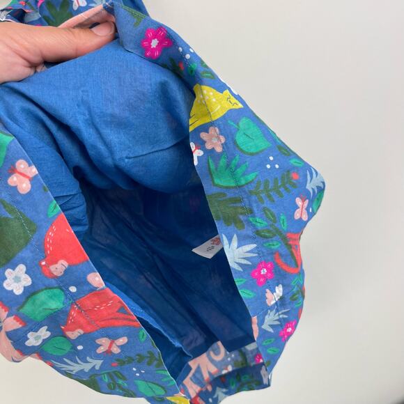 Mini Boden Ruffle Jungle Tank Top 6-7 - Picture 3 of 6